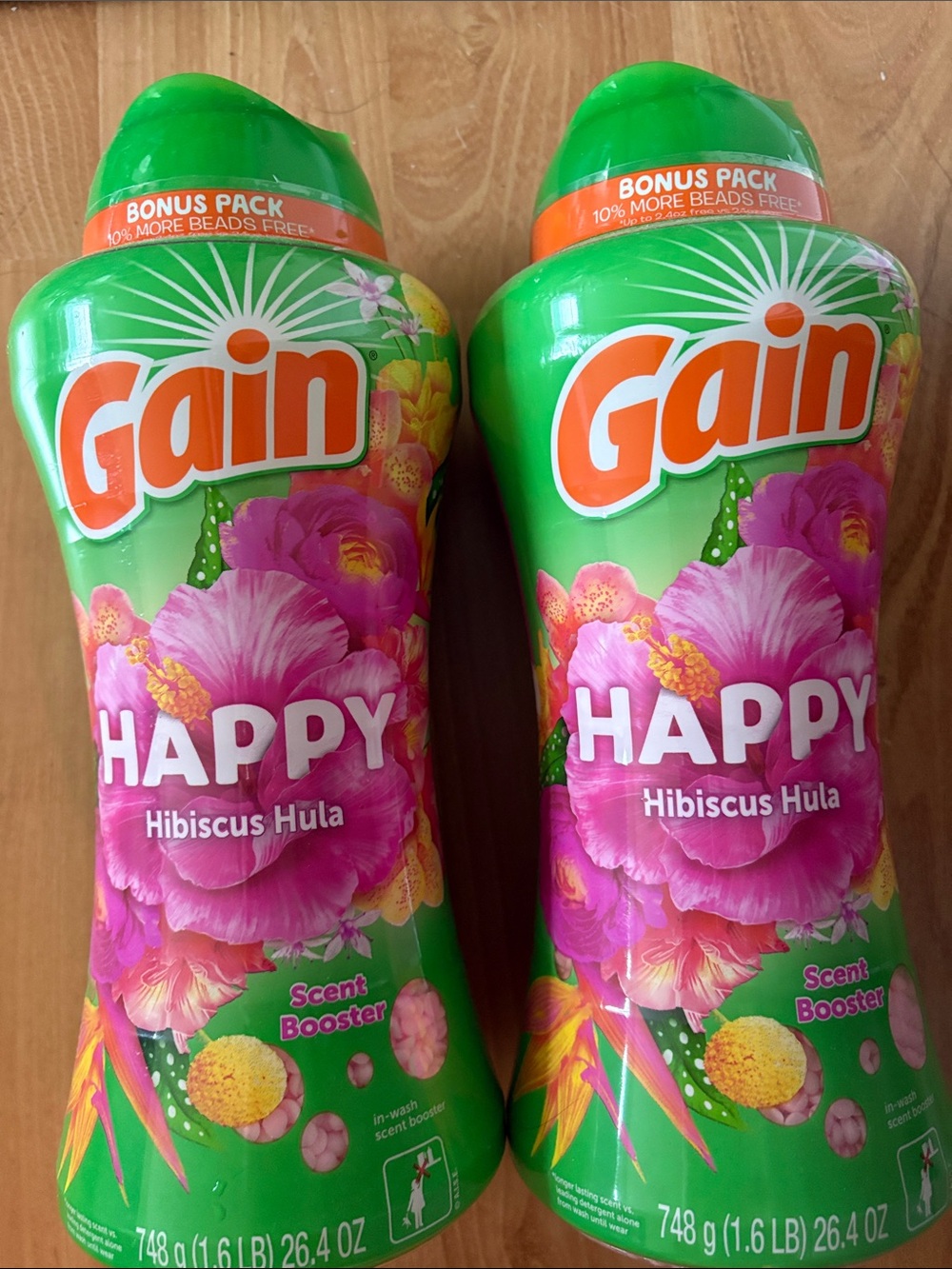 NWT Gain HAPPY Hibiscus Hula Scent Booster Beads